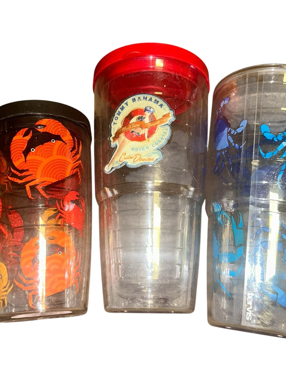 6 Tervis tommy bahama, crabs , fish , fishing lures vineyard vines  tumblers - Picture 3 of 4